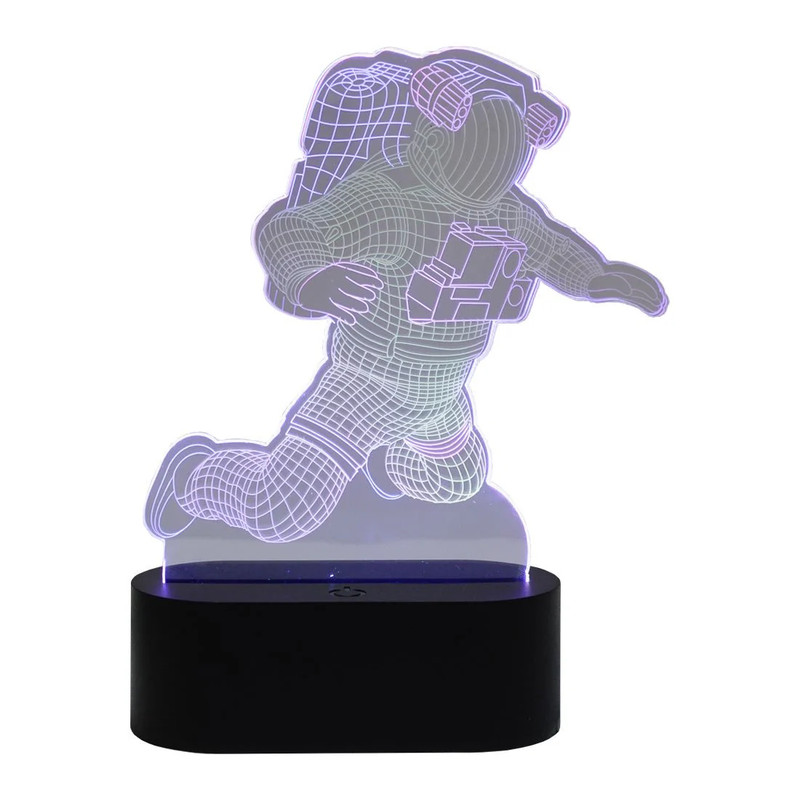 Led Neon 3D Spaceman Shape - إضاءة